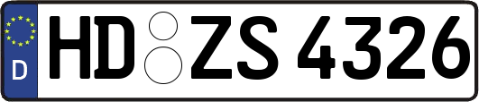 HD-ZS4326