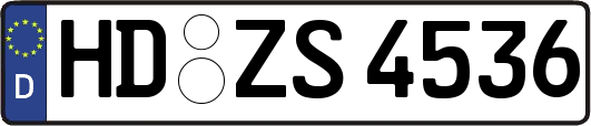 HD-ZS4536