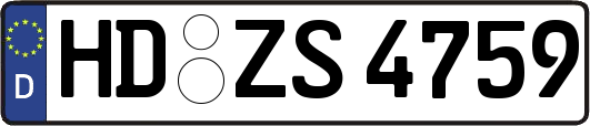 HD-ZS4759