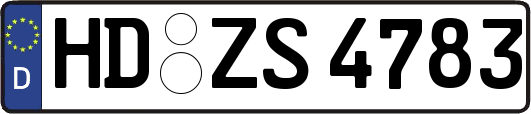 HD-ZS4783