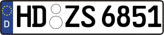 HD-ZS6851