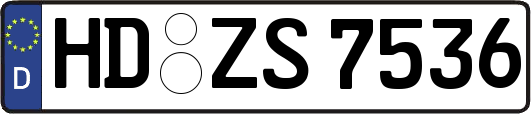 HD-ZS7536