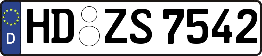HD-ZS7542