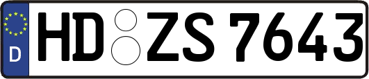 HD-ZS7643