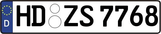 HD-ZS7768