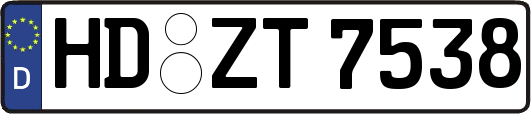 HD-ZT7538