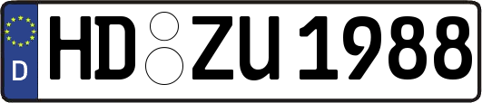 HD-ZU1988