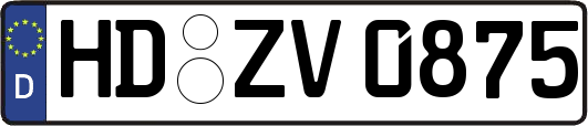 HD-ZV0875