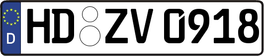 HD-ZV0918