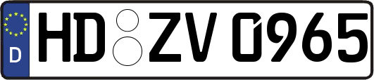 HD-ZV0965