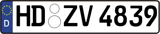 HD-ZV4839