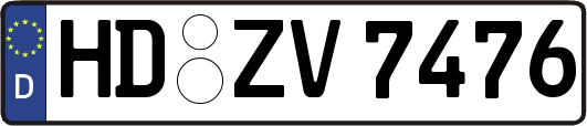 HD-ZV7476