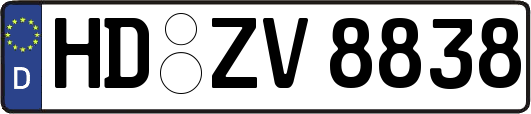 HD-ZV8838