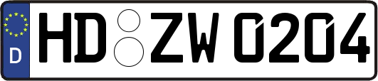 HD-ZW0204