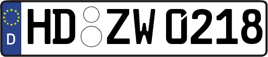 HD-ZW0218
