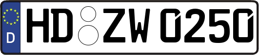 HD-ZW0250