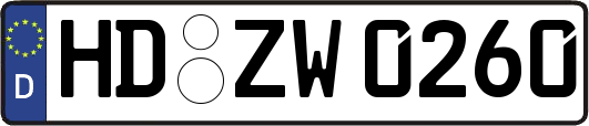 HD-ZW0260