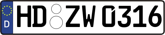 HD-ZW0316