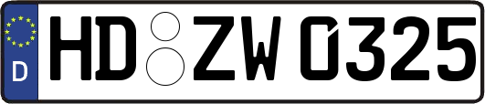 HD-ZW0325