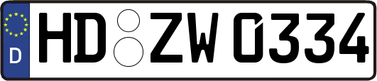 HD-ZW0334