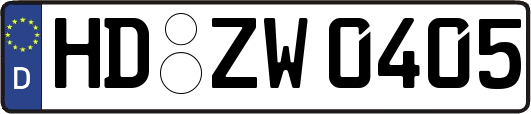HD-ZW0405