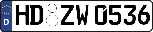 HD-ZW0536