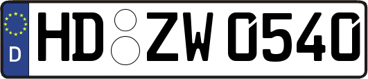 HD-ZW0540