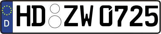 HD-ZW0725