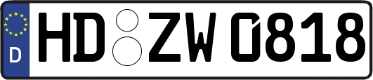 HD-ZW0818