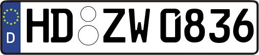 HD-ZW0836