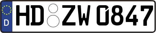 HD-ZW0847
