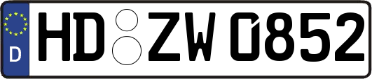HD-ZW0852