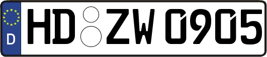HD-ZW0905