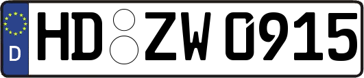 HD-ZW0915