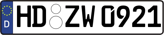 HD-ZW0921