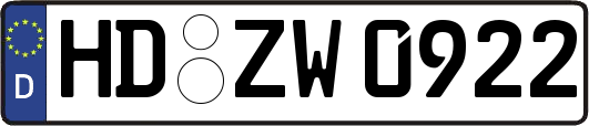 HD-ZW0922