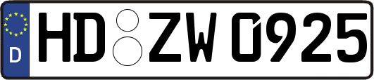 HD-ZW0925