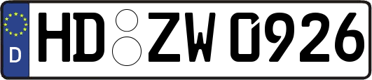 HD-ZW0926