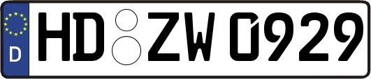 HD-ZW0929