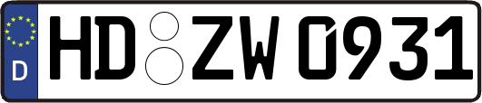 HD-ZW0931
