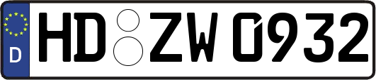 HD-ZW0932