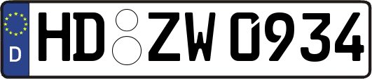 HD-ZW0934