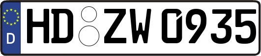HD-ZW0935