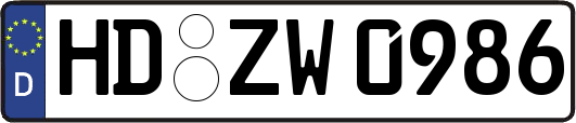 HD-ZW0986