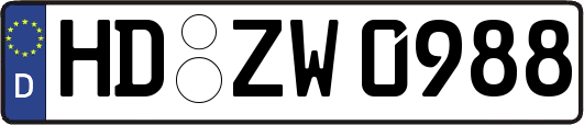 HD-ZW0988
