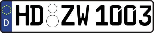 HD-ZW1003
