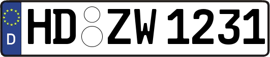 HD-ZW1231