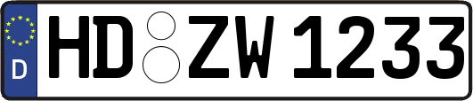 HD-ZW1233