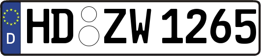 HD-ZW1265