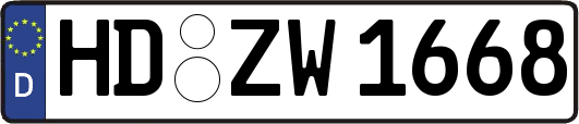 HD-ZW1668